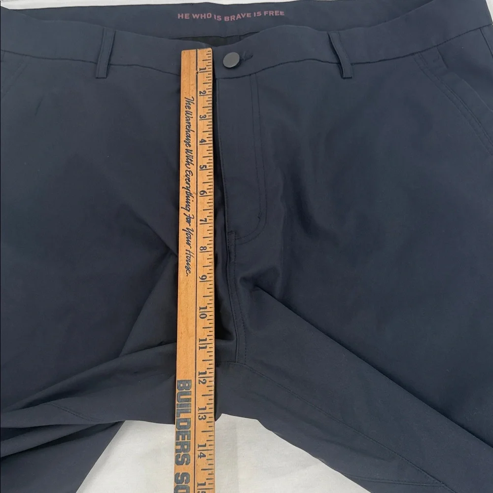 Marcus Pierce Pants Mens 39 x 30 Navy Blue Renegade Performance Casual - Picture 8 of 9